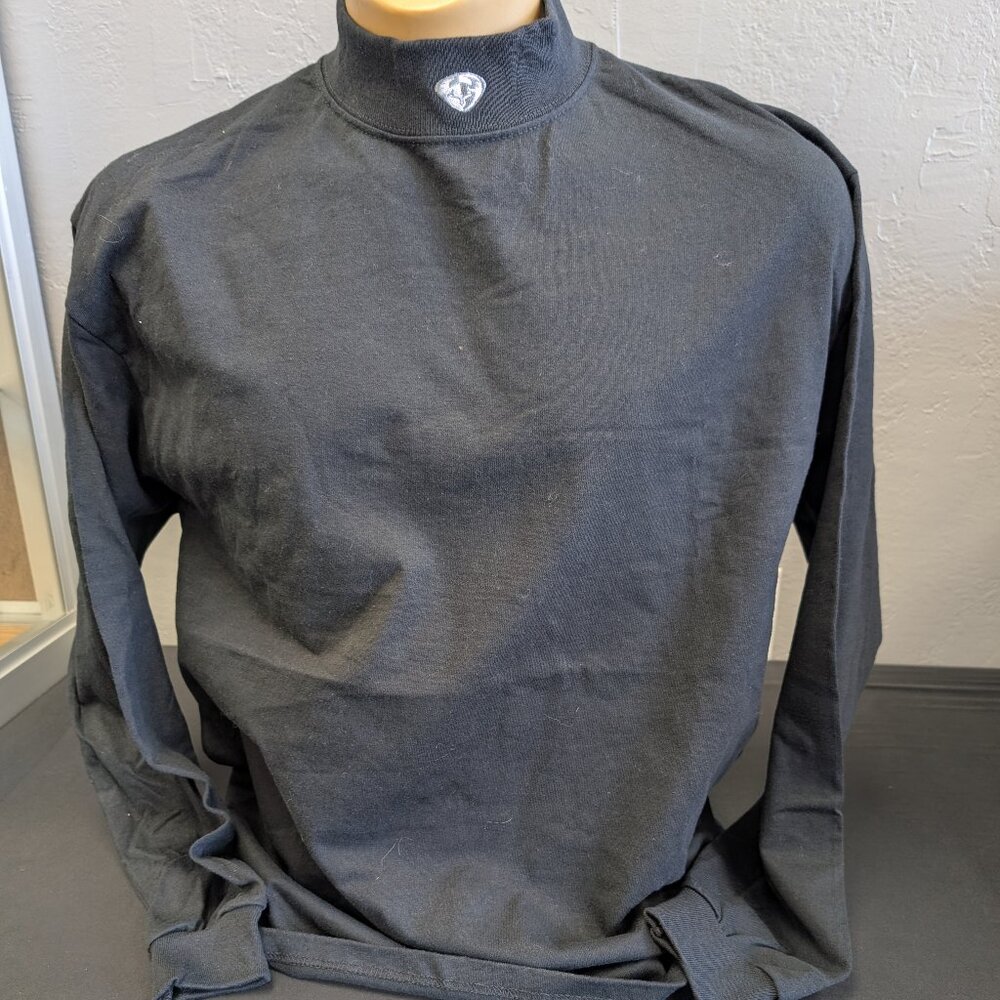 Thor Black Long Sleeve Turtleneck ATV Motocross Men's XL